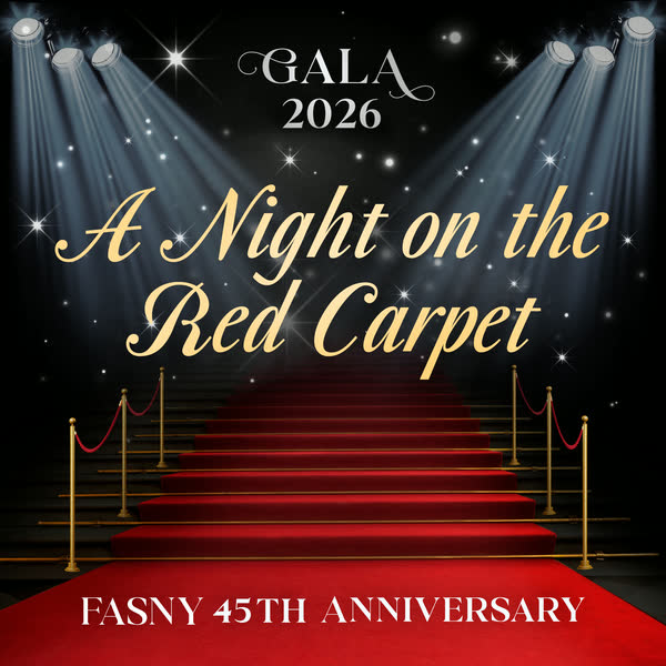 Gala 2026 poster: A Night on the Red Carpet, FASNY 45th anniversary